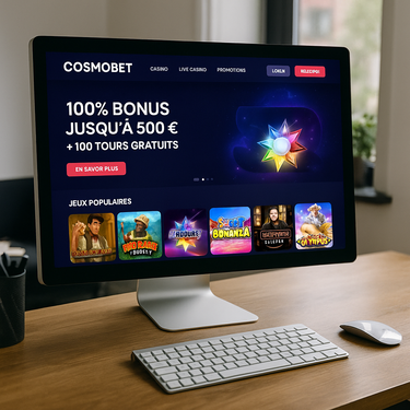 CosmoBet - Interface Design - Navigation et Expérience Utilisateur